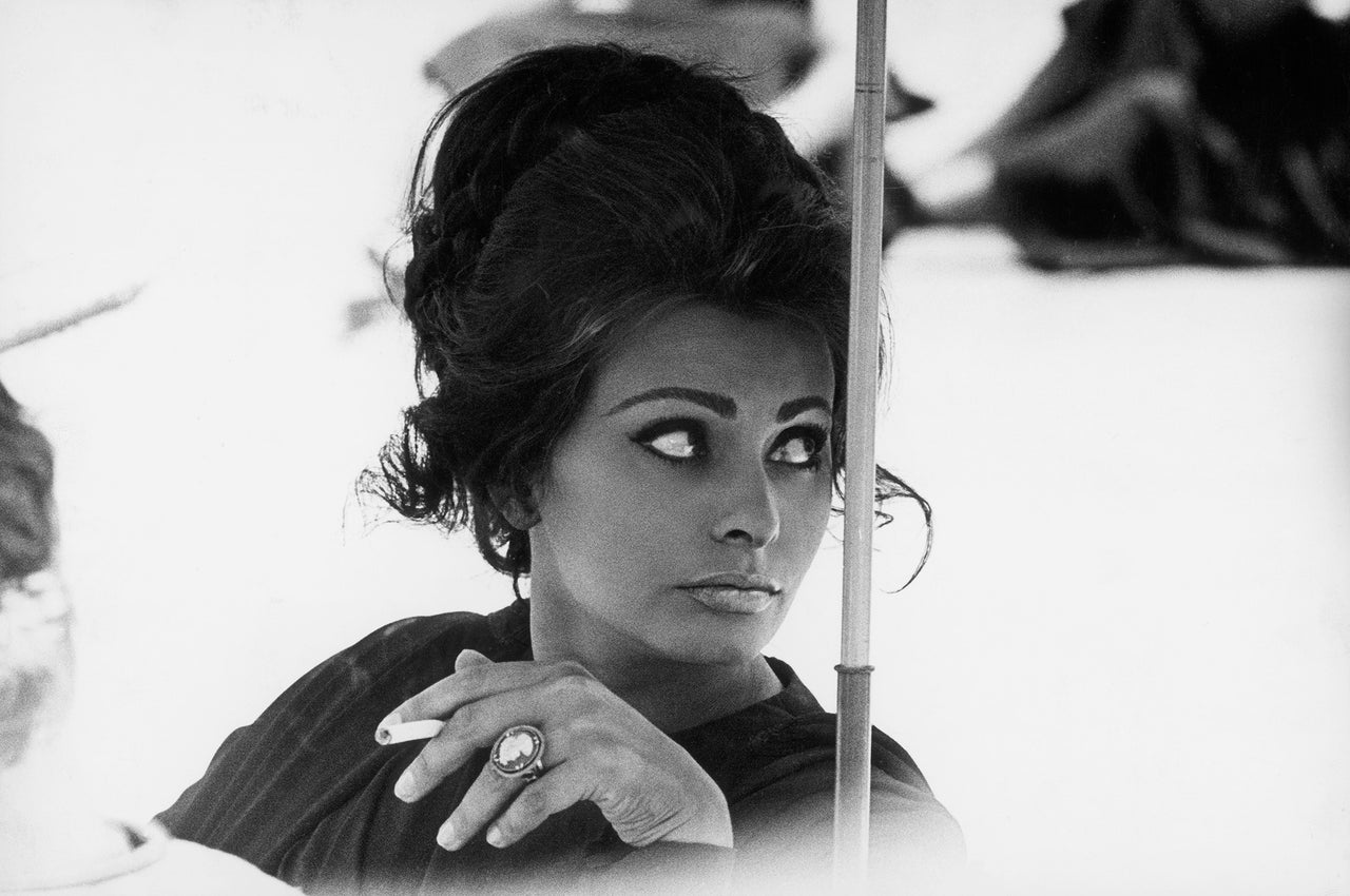 Sophia Loren, 1963. Taken On The Set Of Anthony Mann’s ‘The Fall Of The Roman Empire’