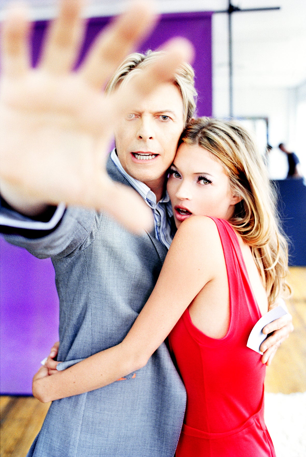 Kate and David (Kate Moss & David Bowie) New York 2003