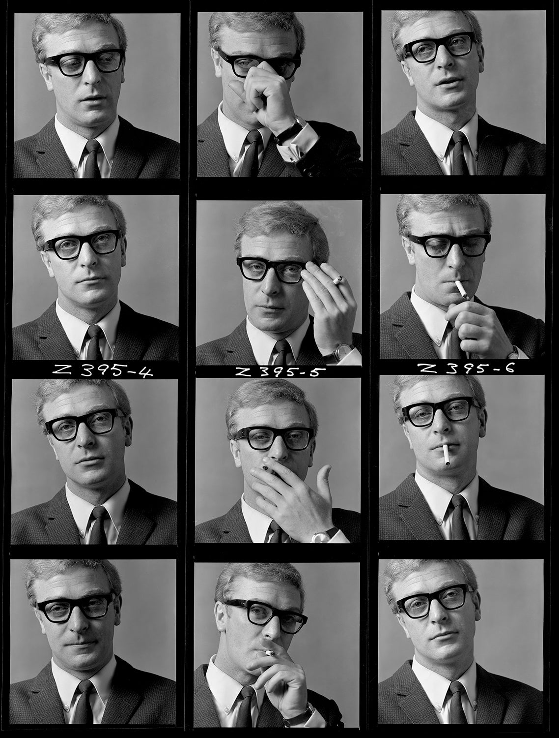 Michael Caine, Contact sheet, 1964