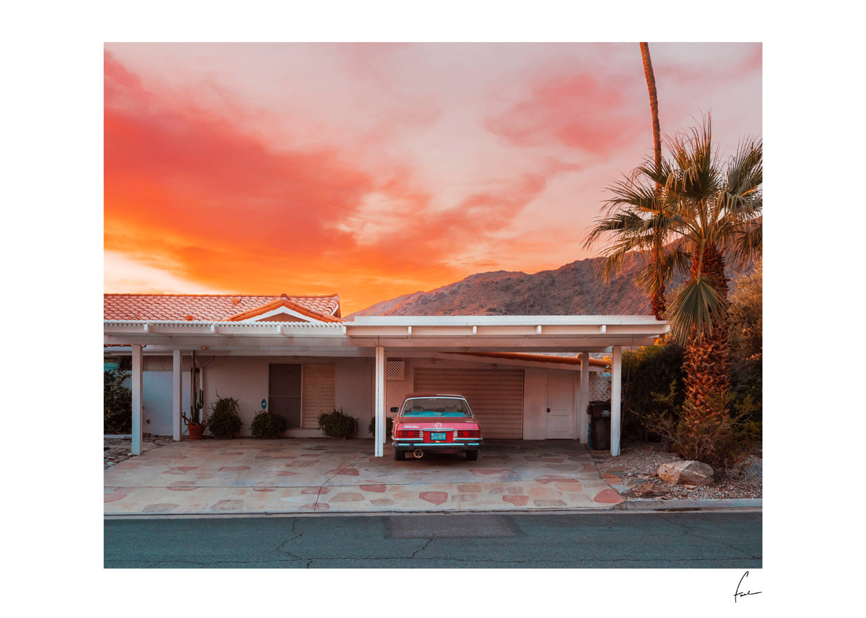 Palm Springs fire sky